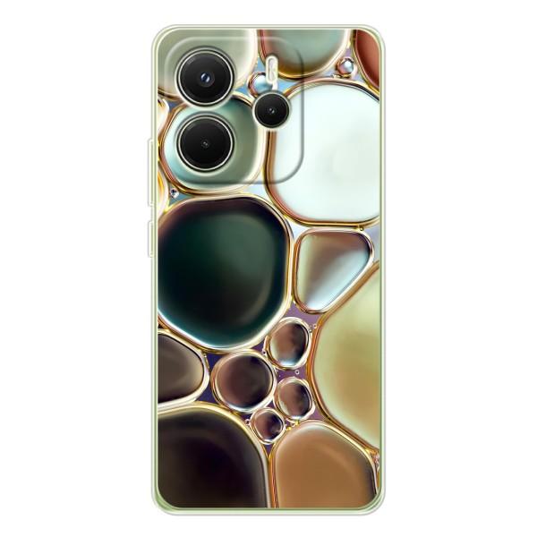 Мраморний чехол на Xiaomi Redmi Note 15 (VPrint) – Радужний Мрамор