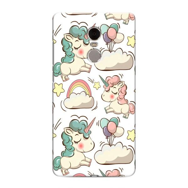 Чохол для Сяомі Редмі Ноут 4 - (Єдинорожки - Новинки) (AlphaPrint) – Єдиноріжки