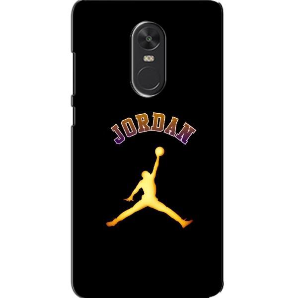 Чехлы для Xiaomi Redmi Note 4X - с картинкой JORDAN (AlphaPrint) – Jordan Gold