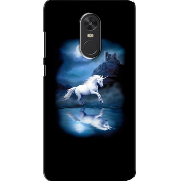 Чехол для Сяоми Редми Ноут 4Х - (Единорожки - Новинки) (AlphaPrint) – Единорог