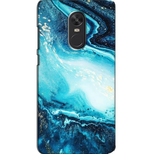 Мраморный чехол на Xiaomi Redmi Note 4X (VPrint) – Голубой мрамор