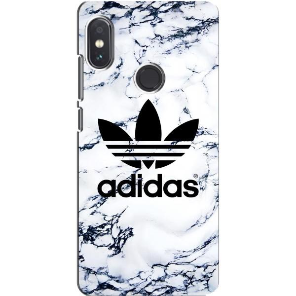 Чехлы Адидас для Xiaomi Redmi Note 5 Pro (AlphaPrint) – Адидас на мраморе