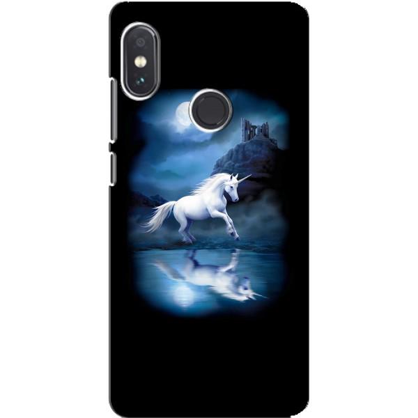 Чехол для Сяоми Редми Ноут 5 Про - (Единорожки - Новинки) (AlphaPrint) – Единорог