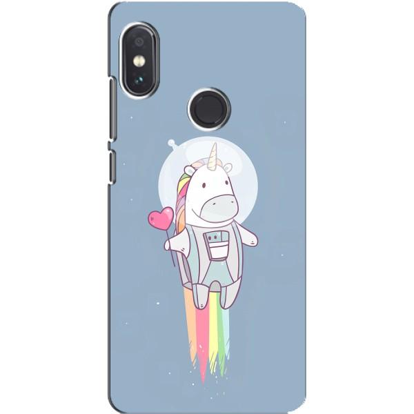 Чехол Unicorn на Xiaomi Redmi Note 5 Pro – Единорог космонавт