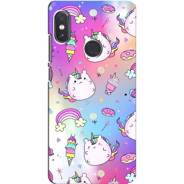 Чехол Unicorn на Xiaomi Redmi Note 5 Pro – Радуга и Единорог