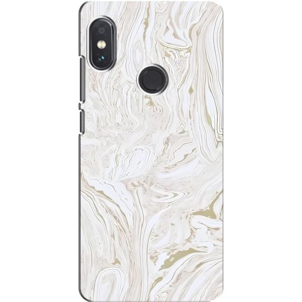 Мраморный чехол на Xiaomi Redmi Note 5 Pro (VPrint) – Белый мрамор