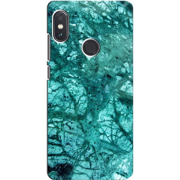 Мраморный чехол на Xiaomi Redmi Note 5 Pro (VPrint) – Зеленый мрамор