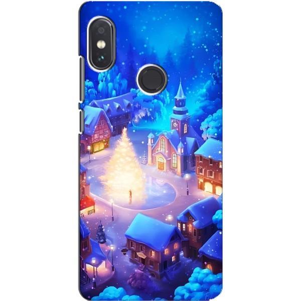 Різдвяні Чохли для Xiaomi Redmi Note 5 Pro (VPrint) – Різдвяне місто