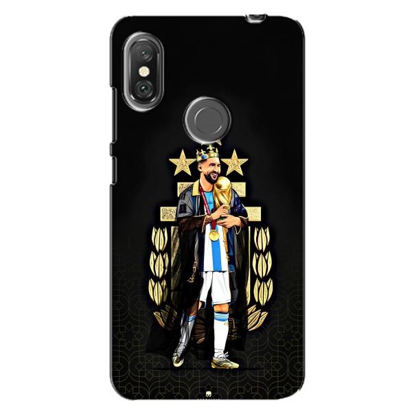 Чохли для Xiaomi Redmi Note 6 Pro (Leo чемпіон) (AlphaPrint) – Мессі Король