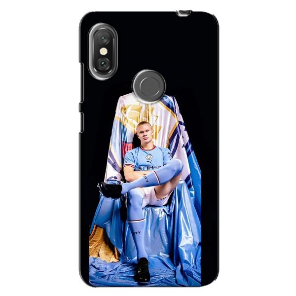 Чехлы с футболистом Ерлинг Холанд для Xiaomi Redmi Note 6 Pro (AlphaPrint) – футболист Холанн