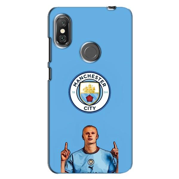 Чехлы с футболистом Ерлинг Холанд для Xiaomi Redmi Note 6 Pro (AlphaPrint) – Холанд Манчестер Сити
