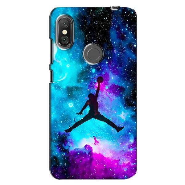 Чехлы для Xiaomi Redmi Note 6 Pro - с картинкой JORDAN (AlphaPrint) – Яркий Джордан