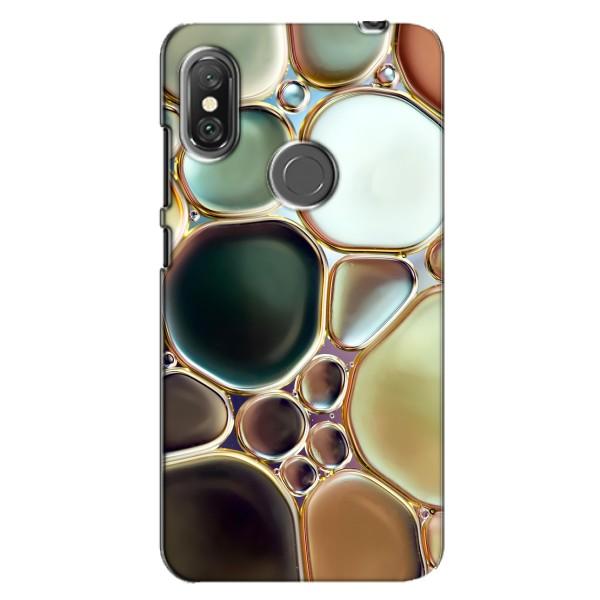 Мраморный чехол на Xiaomi Redmi Note 6 Pro (VPrint) – Радужный Мрамор