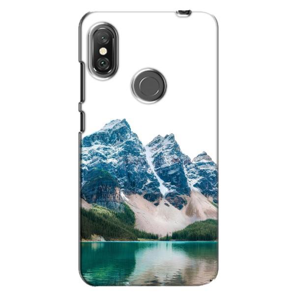 Силиконовый чехол с КАРТИНКАМИ лето для Xiaomi Redmi Note 6 Pro (AlphaPrint) – Гори