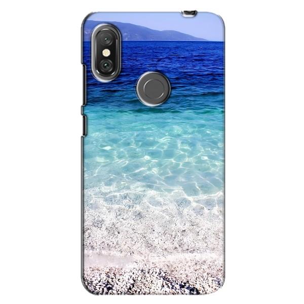 Силиконовый чехол с КАРТИНКАМИ лето для Xiaomi Redmi Note 6 Pro (AlphaPrint) – Море