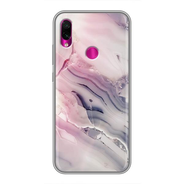 Мраморний чехол на Xiaomi Redmi Note 7 Pro (VPrint) – Пурпурний Мрамор