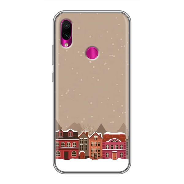 Новогодние, Праздничные Чехлы для Xiaomi Redmi Note 7 Pro - 2024 год – Зимний город