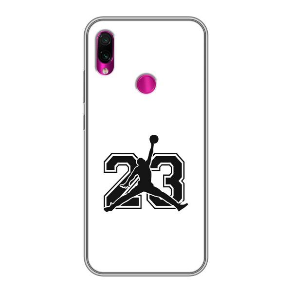 Чохли для Xiaomi Redmi Note 7 - з картинкою JORDAN (AlphaPrint) – Jordan 23