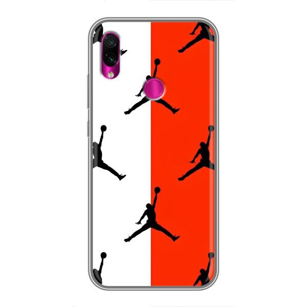 Чохли для Xiaomi Redmi Note 7 - з картинкою JORDAN (AlphaPrint) – Лого Джордан
