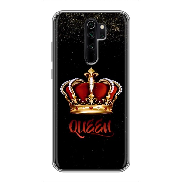 Чехол с Короной Сяоми Редми Ноут 8 Про - (AlphaPrint) – Корона короля