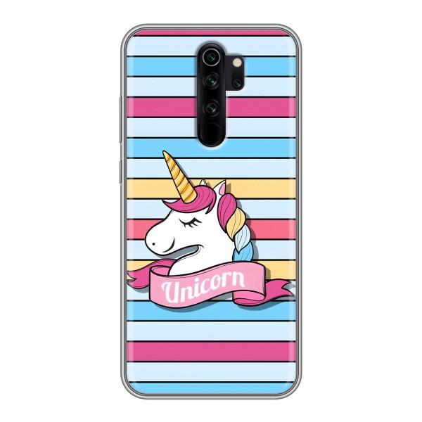 Чехол для Сяоми Редми Ноут 8 Про - (Единорожки - Новинки) (AlphaPrint) – Unicorn