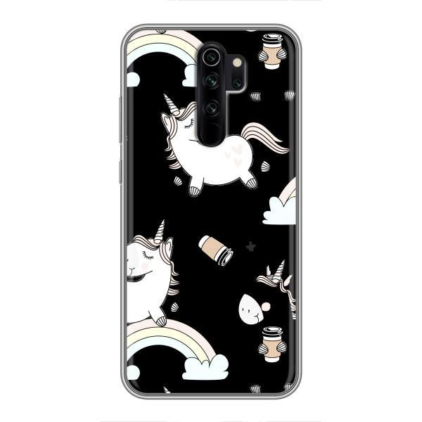 Чохол Unicorn на Xiaomi Redmi Note 8 Pro – Єдинорог з кавою