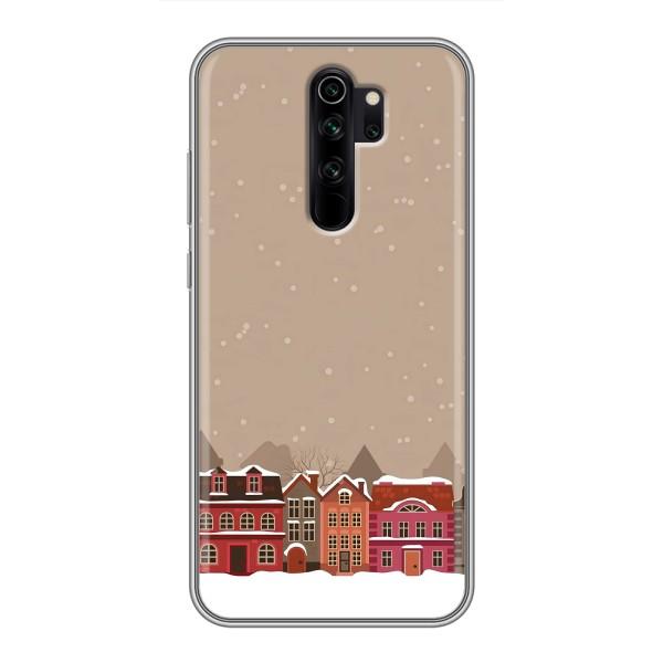 Новогодние, Праздничные Чехлы для Xiaomi Redmi Note 8 Pro - 2024 год – Зимний город