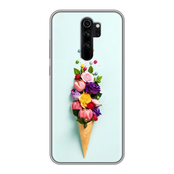 Чехлы с тематикой "ЦВЕТЫ" на Xiaomi Redmi Note 8 Pro – Цветок-мороженное