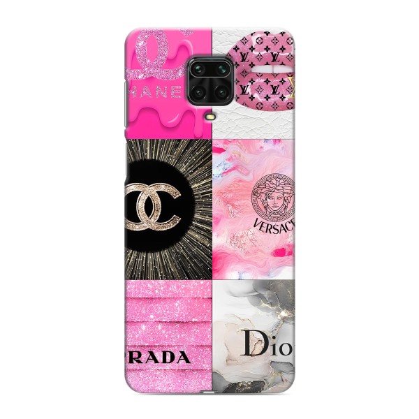 Чехол (Dior, Prada, YSL, Chanel) для Xiaomi Redmi Note 9 Pro Max – Модница