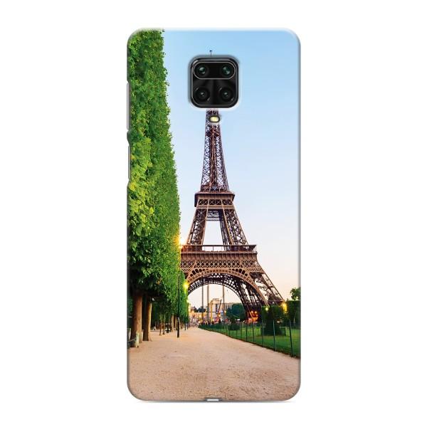 Чохол Ейфелева Вежа Xiaomi Redmi Note 9 Pro Max - (AlphaPrint) – Дорога до Парижу