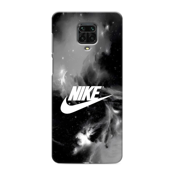 Чохол з логтипом Найк на Xiaomi Redmi Note 9 Pro Max – Найк димчастий