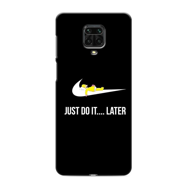 Чохол з логтипом Найк на Xiaomi Redmi Note 9 Pro Max – Nike just do it