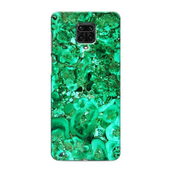 Мраморний чехол на Xiaomi Redmi Note 9 Pro Max (VPrint) – Салатовий Мрамор