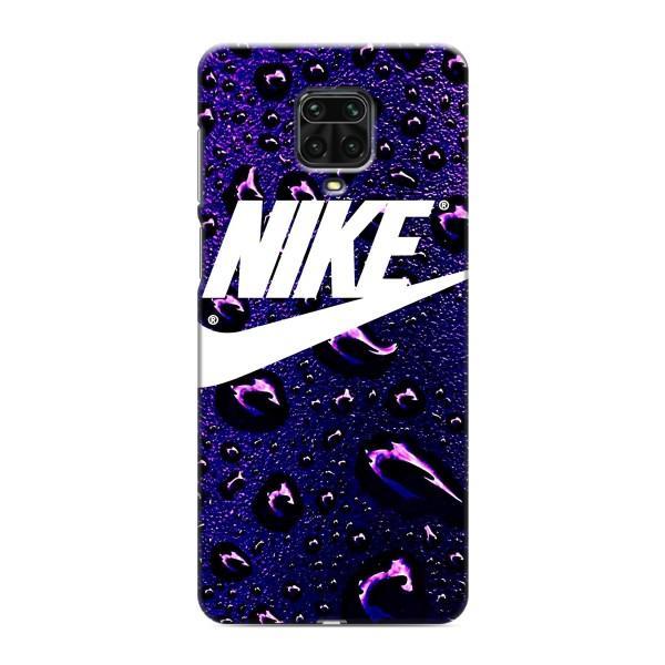 Чохол з логтипом Найк на Xiaomi Redmi Note 9 Pro – Найк на фіолетовому