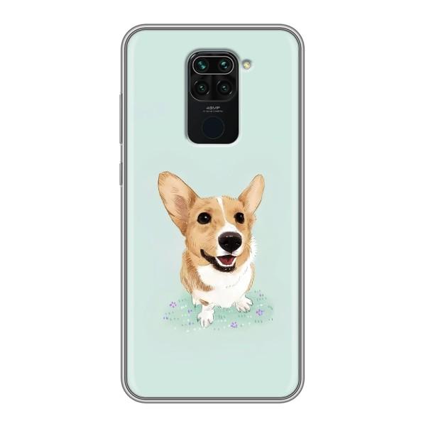 Чехлы с собаками для Xiaomi Redmi Note 9 (VPrint) – Корги