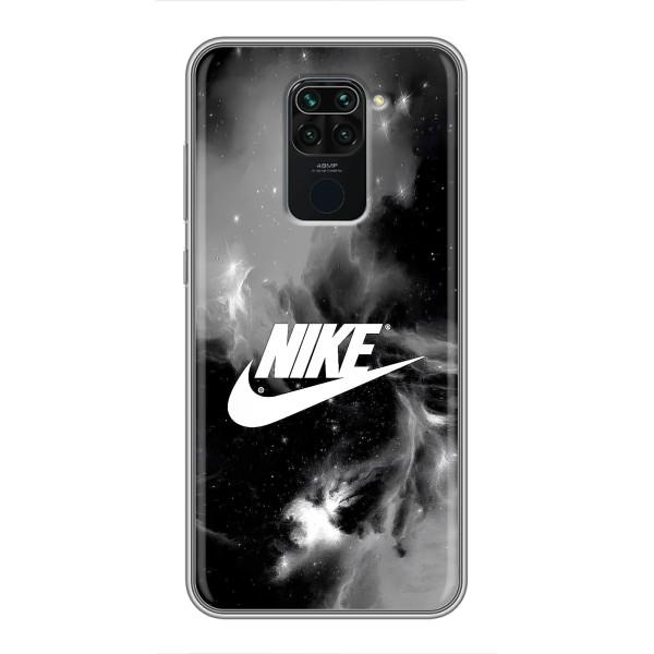 Чохол з логтипом Найк на Xiaomi Redmi Note 9 – Найк димчастий