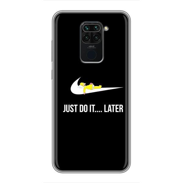 Чохол з логтипом Найк на Xiaomi Redmi Note 9 – Nike just do it