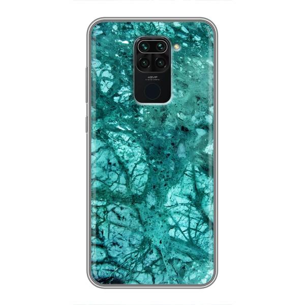 Мраморный чехол на Xiaomi Redmi Note 9 (VPrint) – Зеленый мрамор