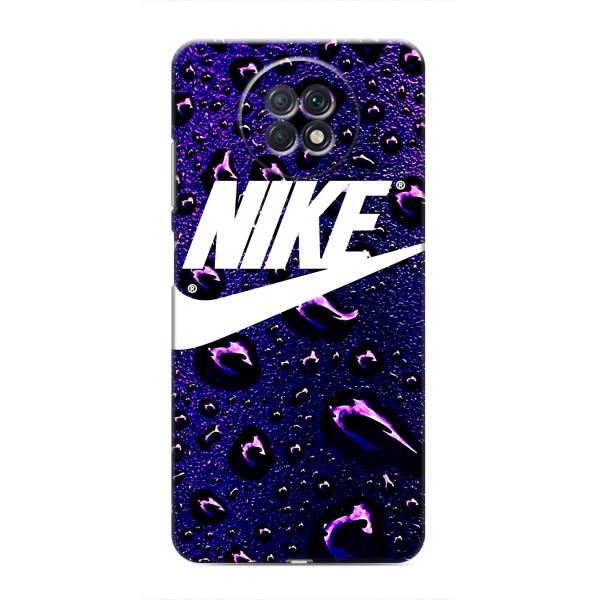 Чехол с логотипом Найк на Xiaomi Redmi Note 9T – Найк на фиолетовом