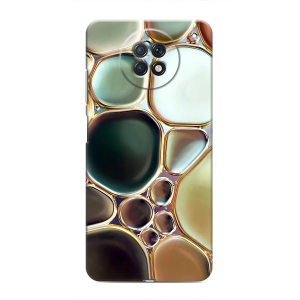 Мраморний чехол на Xiaomi Redmi Note 9T (VPrint) – Радужний Мрамор