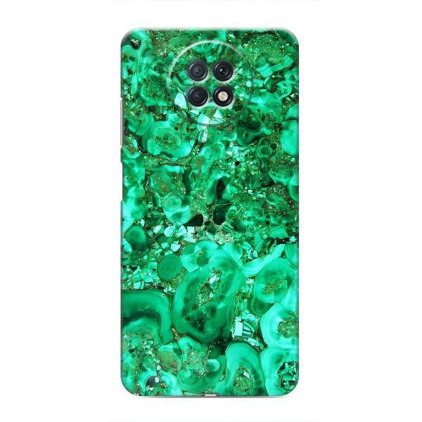Мраморний чехол на Xiaomi Redmi Note 9T (VPrint) – Салатовий Мрамор