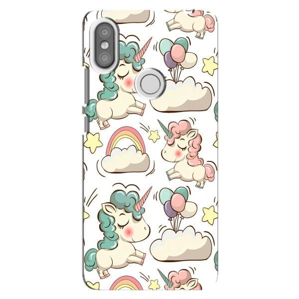 Чохол для Сяомі Редмі С2 - (Єдинорожки - Новинки) (AlphaPrint) – Єдиноріжки
