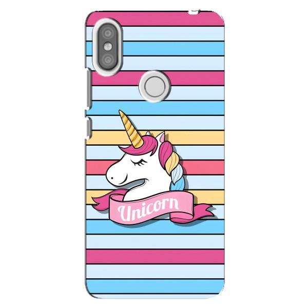 Чохол для Сяомі Редмі С2 - (Єдинорожки - Новинки) (AlphaPrint) – Unicorn