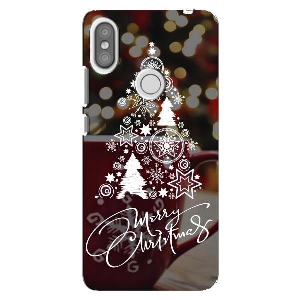 Різдвяні Чохли для Xiaomi Redmi S2 (VPrint) – Ялинка яскрава