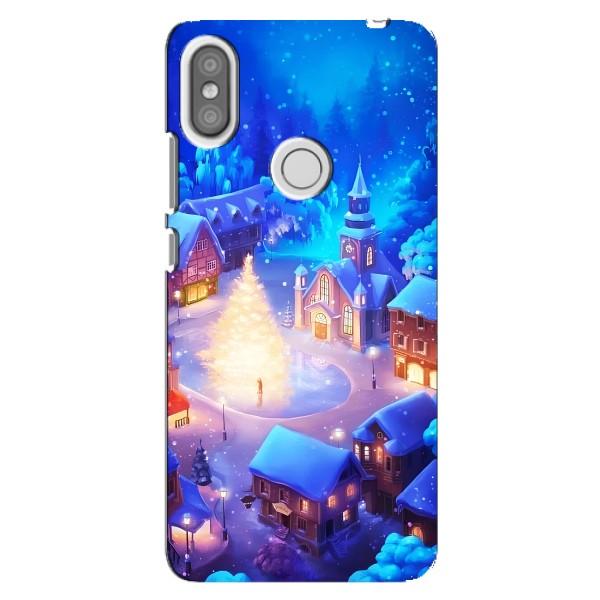 Різдвяні Чохли для Xiaomi Redmi S2 (VPrint) – Різдвяне місто