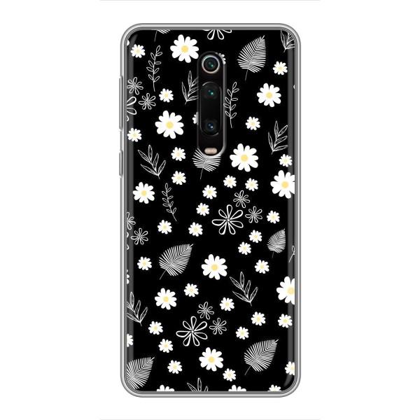 Чохли з тематикою "КВІТИ" на Xiaomi Mi 9T – цвітіння на чорному