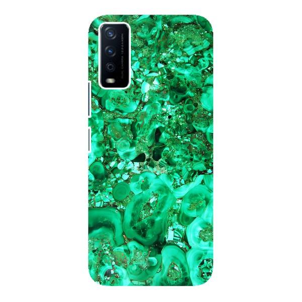 Мраморный чехол на ViVO Y12s (VPrint) – Салатный Мрамор