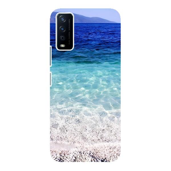 Силиконовый чехол с КАРТИНКАМИ лето для ViVO Y12s (AlphaPrint) – Море