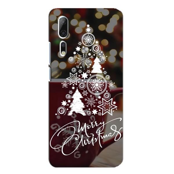 Рождественские Чехлы для ZTE Axon 10 Pro (VPrint) – Елочка узорная