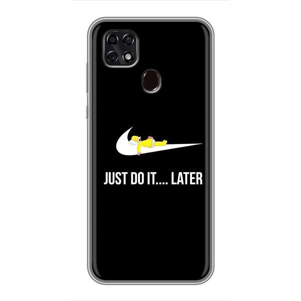 Чохол з логтипом Найк на ZTE Blade 20 Smart – Nike just do it